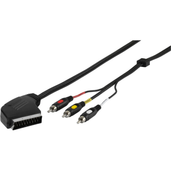 Vivanco Cable Scart To 3 X Rca 2m - (47017)
