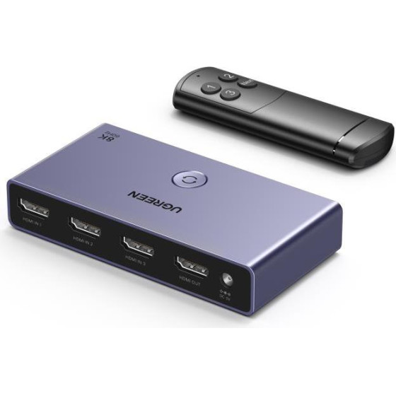 Ugreen Hdmi Switch 3POrt 8K/60Hz CM624 15604 - (CM624/15604)
