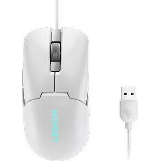 Lenovo Legion M300s Rgb Gaming Mouse, Glacier White - (GY51H47351)