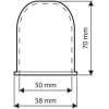 Lampa ������ ���������� �������� (ABS) 70x58mm ��������� ����� ���������� - 1 ���. - (15942)