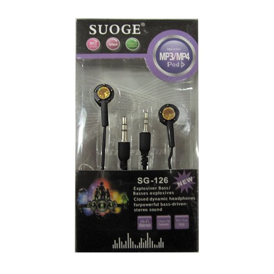 ��������� SUOGE SG-126 (3.5/ 2.5MM) BLACK