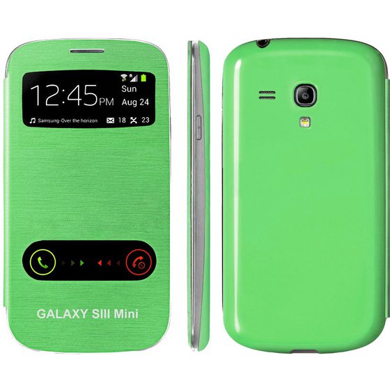 ���� ICASE SAMSUNG GALAXY S3 MINI I8190 FLIP TOUCH �������