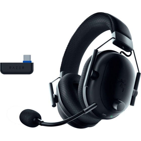 Razer Blackshark V2 Pro Black For Playstation - Wireless - 70h Battery - 2.4GHz/Bt - (RZ04-04530500-R3G1)