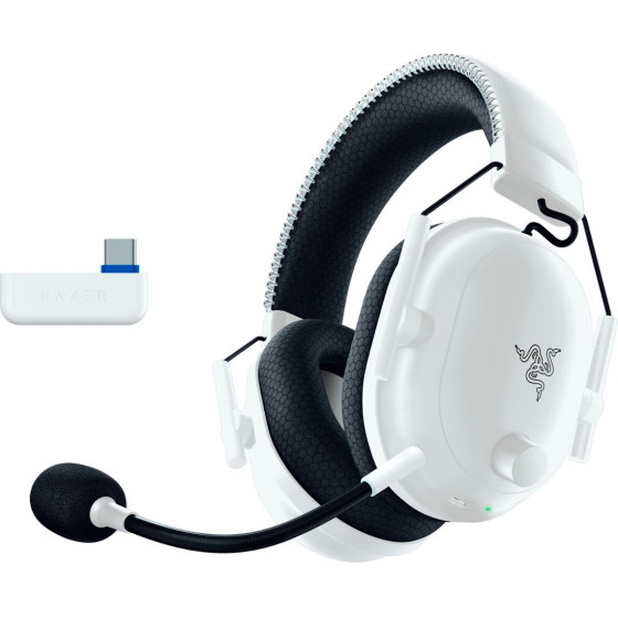 Razer Blackshark V2 Pro White For Playstation - Wireless - 70h Battery - 2.4GHz/Bt - (RZ04-04530600-R3G1)