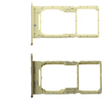 Samsung A25 5G A256 Dual Sim Card + Memory Holder Yellow Original Service Pack - (GH98-48655C)