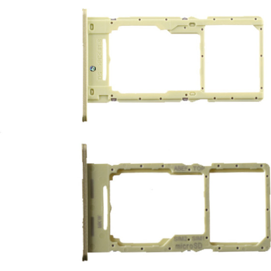 Samsung A25 5G A256 Dual Sim Card + Memory Holder Yellow Original Service Pack - (GH98-48655C)