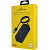 Powertech Usb Hub 4x �����, 5 Gbps, Usb �������, 1m, ����� - (PTR-0157)