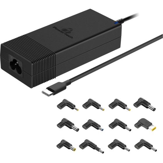 Powertech ��������� Laptop �� 12 �������, USB-C PD, 90W, ������ - (PT-1256)