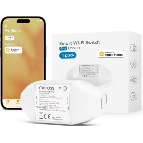 Meross Smart Wi-Fi Switch Homekit - (MSS710HK-UN)