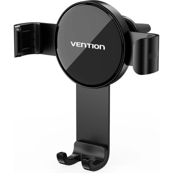 Vention Auto-Clamping Car Phone Mount With Duckbill Clip Black Disc Type - (KCGB0)