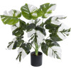 GloboStar Artificial Garden Albino Monstera ������������ ���� ����� �������� �55cm - (20935)