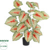 GloboStar Artificial Garden Caladium ������������ ���� ���������� �80cm - (20921)