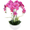 GloboStar Artificial Garden Dark Pink Orchid ������������ ���� ������ ������� �50cm - (21123)
