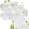 GloboStar Artificial Garden White Orchid ������������ ���� ����� ������� �45cm - (21076)