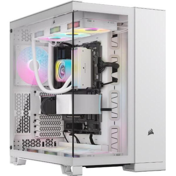 Corsair Case 6500X (TG, Mid, White) - (CC-9011258-WW)