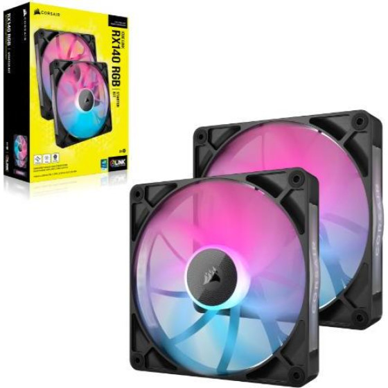 Corsair Fan RX140 Icue Link Dual Pack - (CO-9051020-WW)