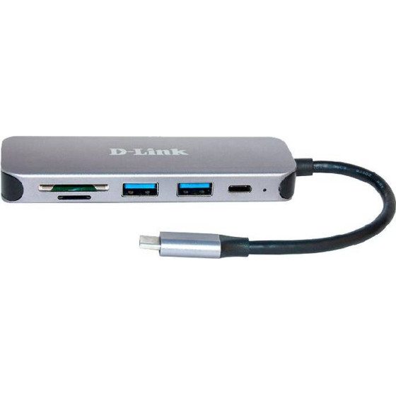 Dlink D-Link 5-in-1 USB-C Hub With Card Reader (DUB-2325) - (DUB-2325/E)