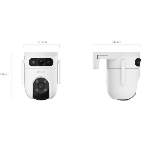Hikvision Ezviz Outdoor Dual-Lens Smart Home Security Camera - (H9C 3MP)