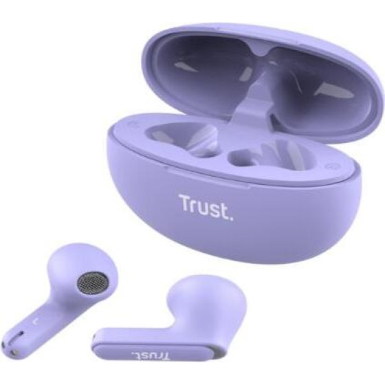 Trust Tws Earphones Bt Yavi Purple - (25299)