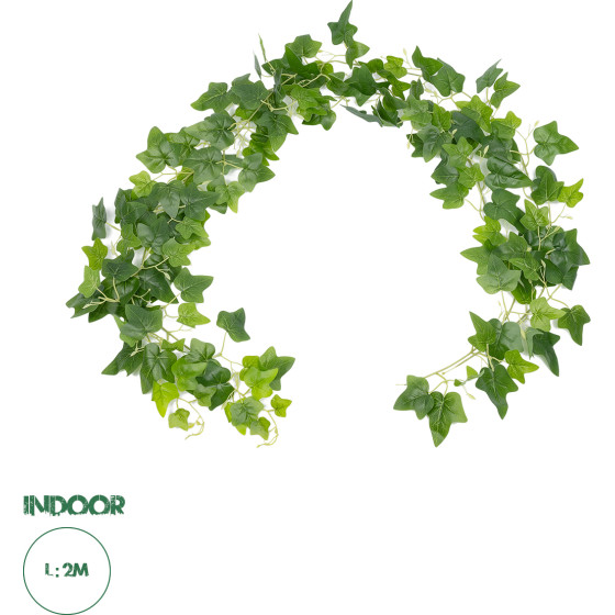 GloboStar Artificial Garden English Ivy Garland ������� ������������ ������� �������� 200cm ��� 2 �������� - (21146)