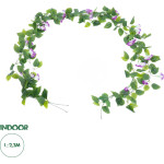 GloboStar Artificial Garden Morning Glory Garland ������� ������������ �������� ��������� 230cm ��� 2 �������� - (21152)