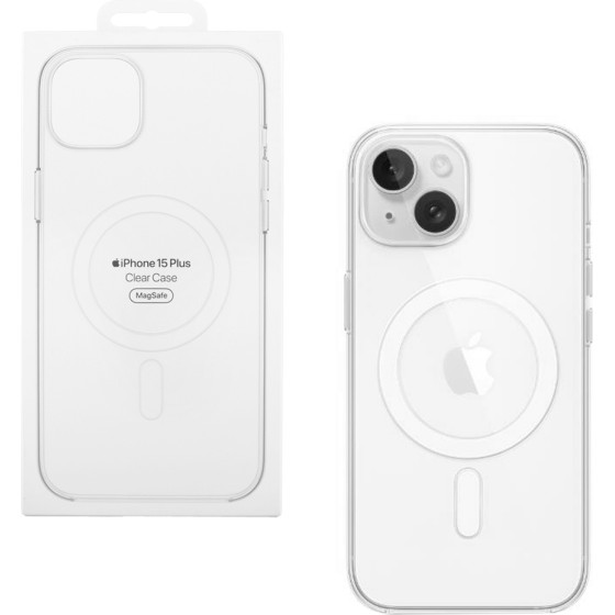 Apple ���� Iphone 15 Plus Clear Magsafe Cover Transparent Packing Or - (MT213ZM/A)