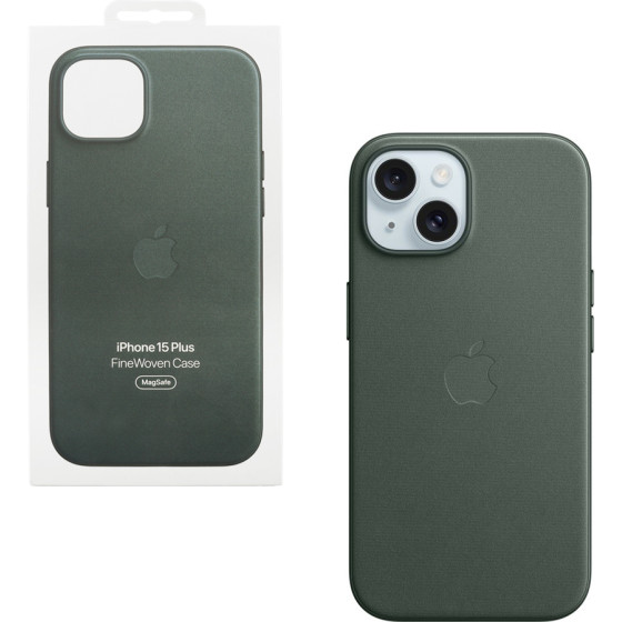 Apple ���� Iphone 15 Plus Finewoven Magsafe Back Cover Evergreen Packing Or - (MT4F3ZM/A)