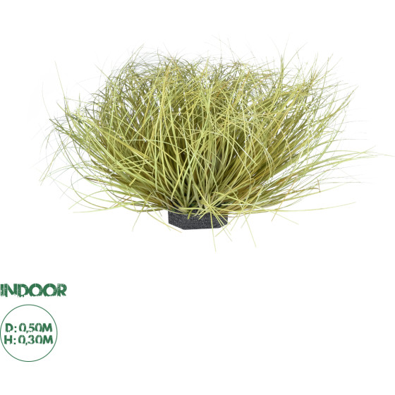 GloboStar Artificial Garden Grass Bush Plant ������� ������������ ���� ������ Grass �50cm Y30cm - (21166)