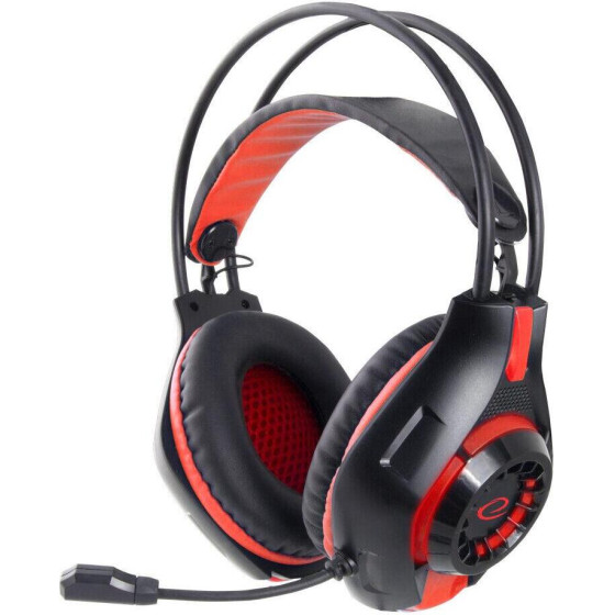Esperanza Deathstrike Over Ear Gaming Headset �� ������� 3.5mm Black/Red - (EGH420R)