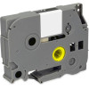 MediaRange Plastic Tape Cassette For Label Printers Using Brother TZ-651/TZe-651 24mm 8m Laminated Black On Yellow - (MRBTZ651)