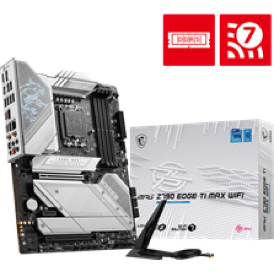 MSI Mb Mpg Z790 Edge Ti Max WIFI, Socket Intel LGA1700 14th/13th/12th Gen CPU, Cs Intel Z790, 4 Dimm Sockets DDR5, DP/HDMI, Lan 2.5G, Wifi 7, ATX, 3YW - (911-7�25-009)