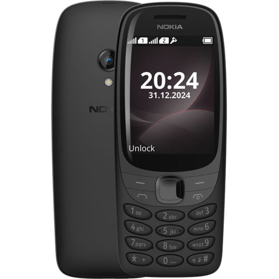 Nokia ������ �� ������� 6310 (2024) 2G 2.8'' Dual Sim 16MB/8MB (TA-1607) Black GR