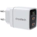 Choetech ��������� �������� ������� �������� PD6051 �� ����� ����� Usb C Gan Pd 35W ����� - (PD6051, PD6051-EU-WH)