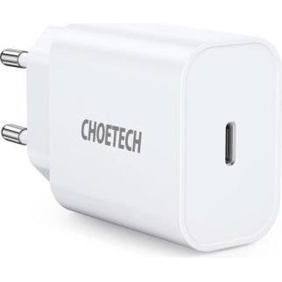 Choetech ��������� �������� ������� �������� Q5004-V5 �� ����� Usb C Pd 20W ����� - (Q5004, Q5004-EU-WH)
