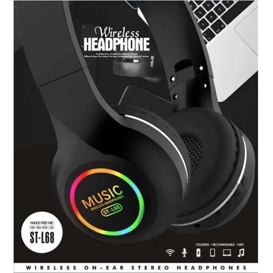�������� ��������� - Headphones - ST-L68 - 674943 - Black OEM - (674943_STL68_b)