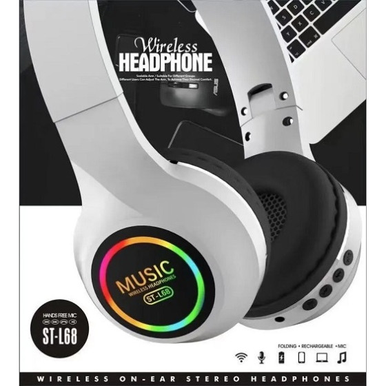 �������� ��������� - Headphones - ST-L68 - 674943 - White OEM - (674943_STL68_w)