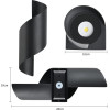 Powertech Led ��������� ������ 10W, 4000K, 800lm, IP65, ����� - (HLL-0163)