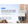 Vstarcam Smart ������ 4K/8MP, WiFi, PTZ, SD, IP66 - (CS610Q)