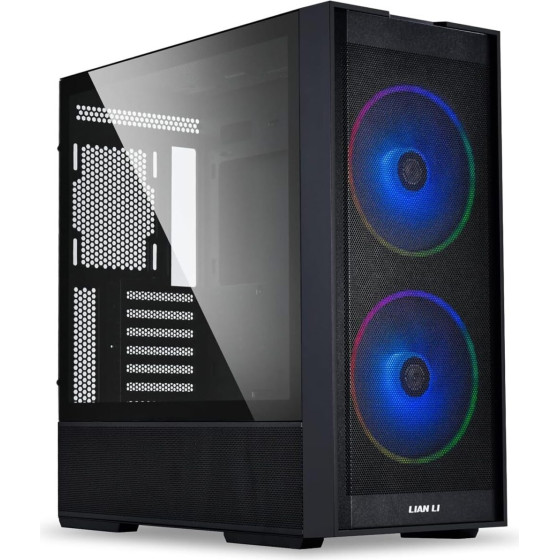 Lian Li Lancool 206 Black - Atx Pc Case w. 2 x Front 160 Pwm Fans (ARGB) - (G99.LAN206RX.00)
