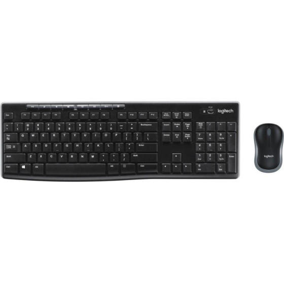 Logitech MK270 Wireless Combo Mouse & Keyboard Us - (920-004509)