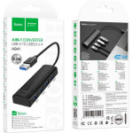 Hoco HB41 4 In 1 Adapter (Usb To USB3.0*4) - (HB41U)
