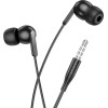 Hoco M124 ��������� 3.5MM Jack Wide Universal �� ��������� , ����� - (M124-BK)