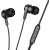 Hoco M124 ��������� 3.5MM Jack Wide Universal �� ��������� , ����� - (M124-BK)