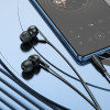 Hoco M124 ��������� 3.5MM Jack Wide Universal �� ��������� , ����� - (M124-BK)