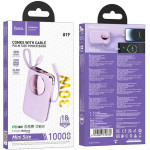 Hoco Q19 Lucky Fully Compatible Power BANK, 10.000mAh, 30W �� �����, ��� - (Q19PU)