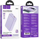 Hoco Q21A Great Fully Compatible Power BANK, 20.000mAh, 22.5W �� �����, ��� - (Q21APU)