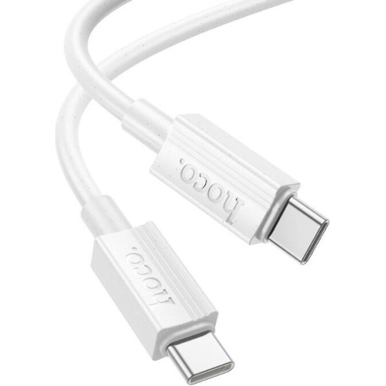 Hoco X107 Favor 60W Charging Data Cable TYPE-C To TYPE-C, ����� - (HC-X107TT-WH)