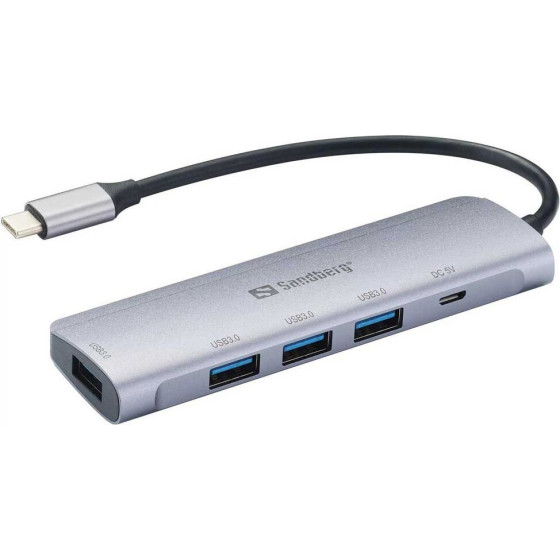 Sandberg USB-C To 4 X Usb 3.0 Hub Saver ( 336-20 )