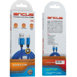 Ancus ������� �������� ��� �������� USB �� Lighting 2.0A �� Braided ������� ���� 1�. �� 5 ������ ������� - (Flow Plus E54)