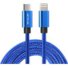 Ancus ������� �������� ��� �������� USB-C �� Lightning 2.0A �� Braided ������� ���� 1�. �� 5 ������ ������� - (Flow Plus E54)